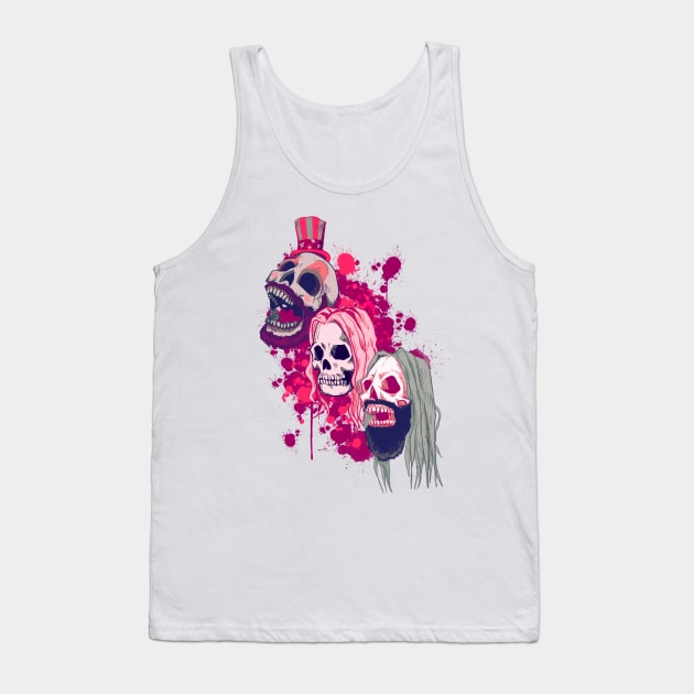 Three From Hell Tank Top by LVBart